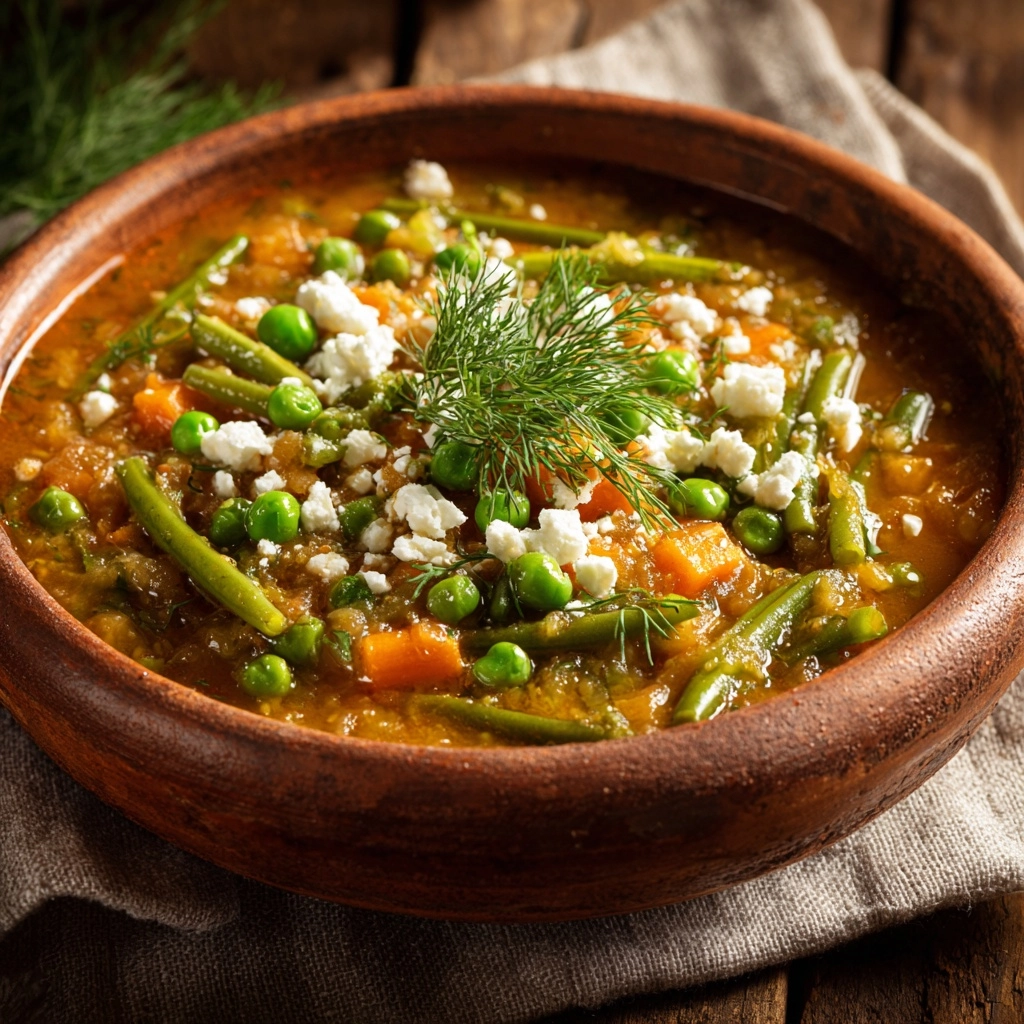 Fasolakia – Greek Green Beans Recipe - Recipe Image