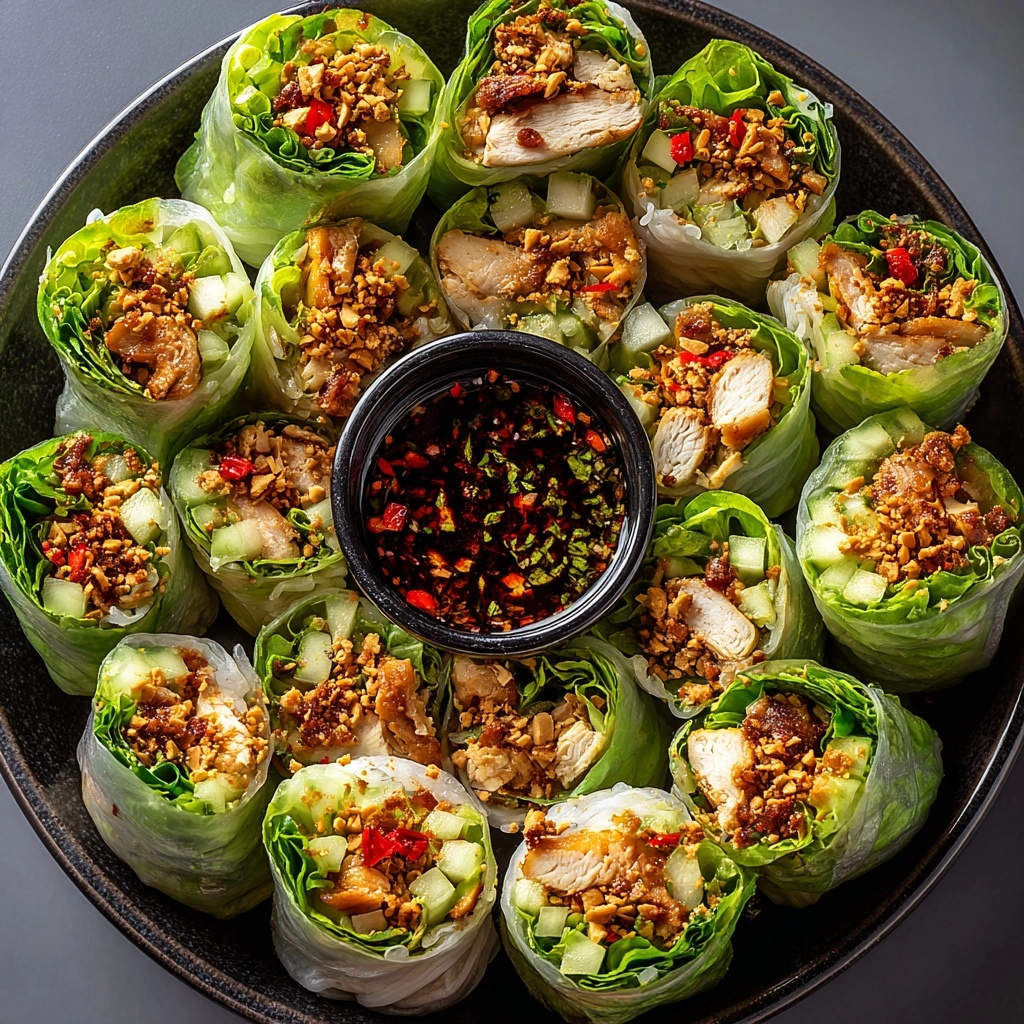 Lettuce Wrap Summer Rolls Recipe - Recipe Image