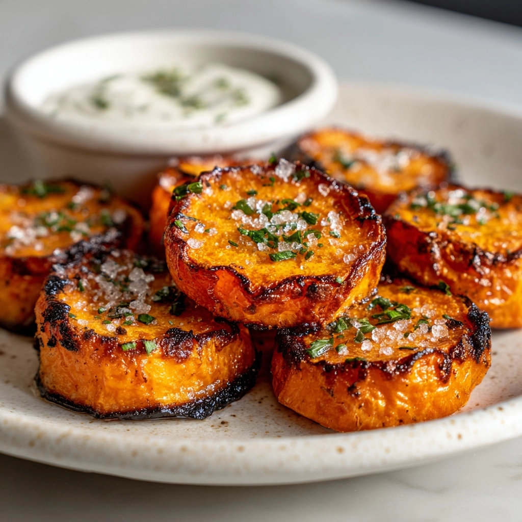 Crispy Smashed Sweet Potatoes: Irresistibly Crunchy Recipe - Recipe Image