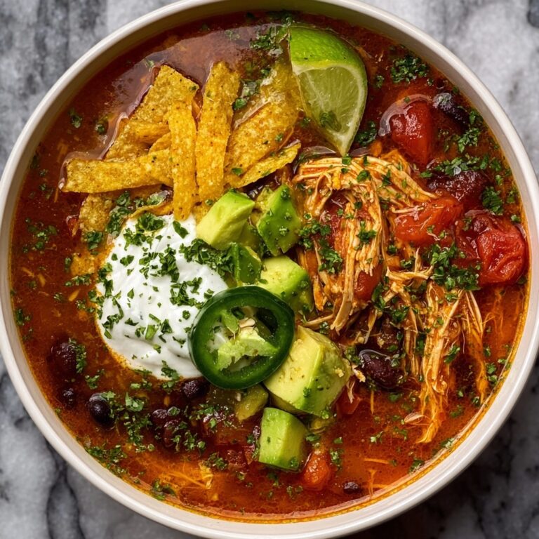 Poblano Chicken Tortilla Soup Recipe