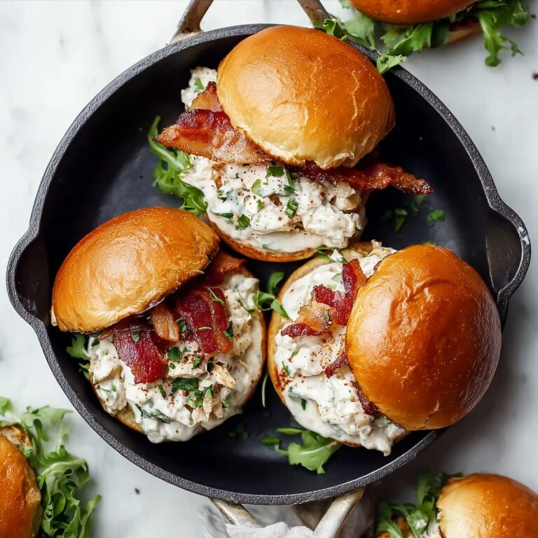 Chicken Bacon Ranch Sliders Recipe