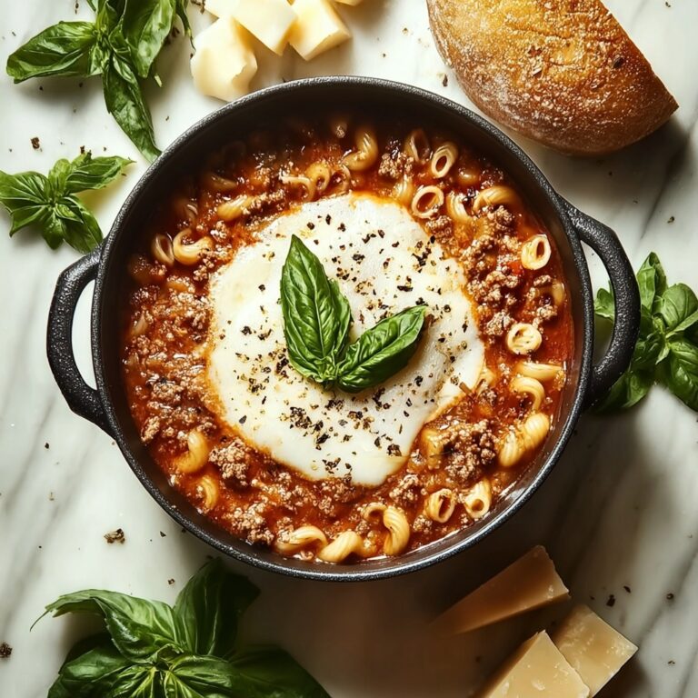 Alfredo Lasagna Soup Recipe