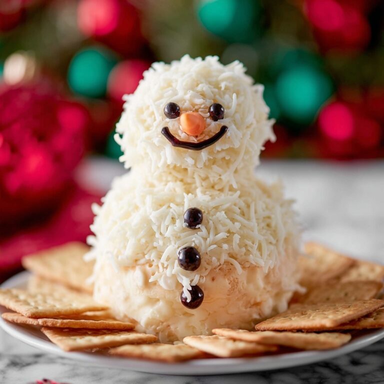 Ranch Snowman Cheeseball Recipe