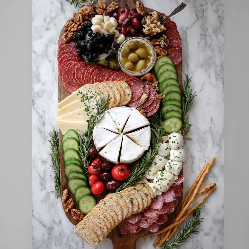 Festive Christmas Charcuterie Board for a Holiday Party Recipe - Recipe Image