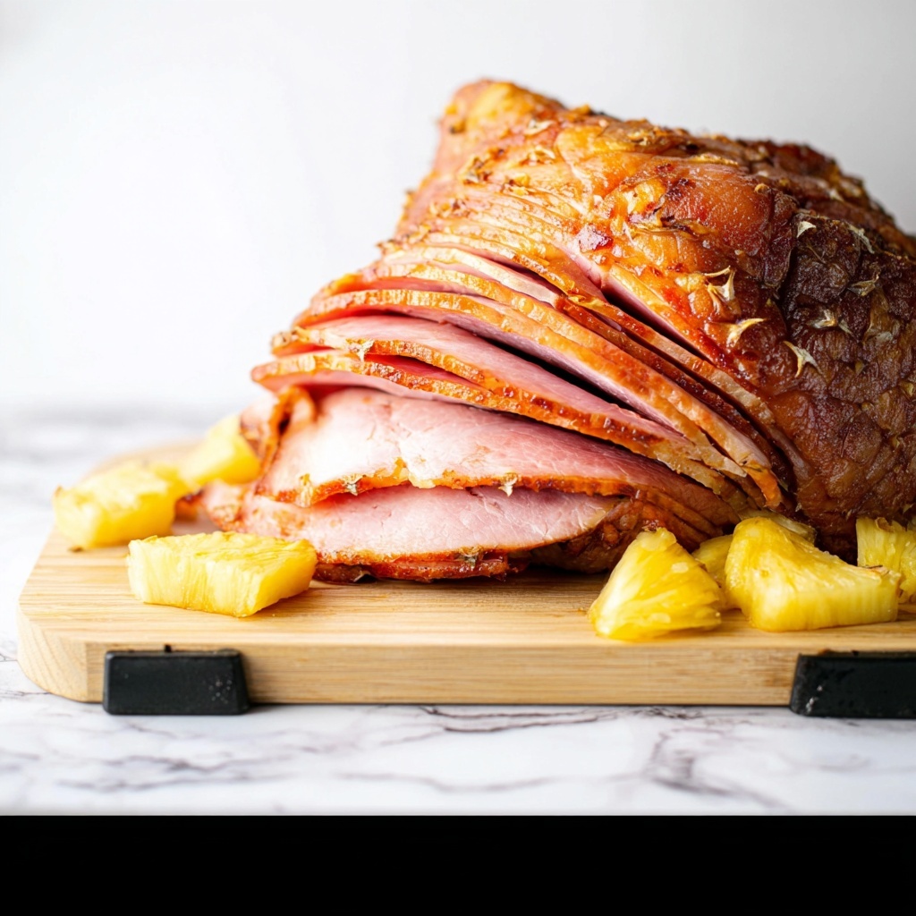 Christmas Crock Pot Maple Glazed Ham Recipe - Recipe Image