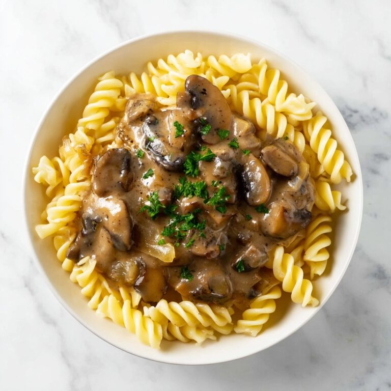 Christmas Mushroom Stroganoff Recipe