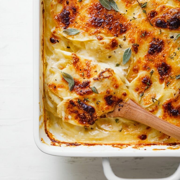 Christmas Cheddar Scalloped Potatoes Recipe