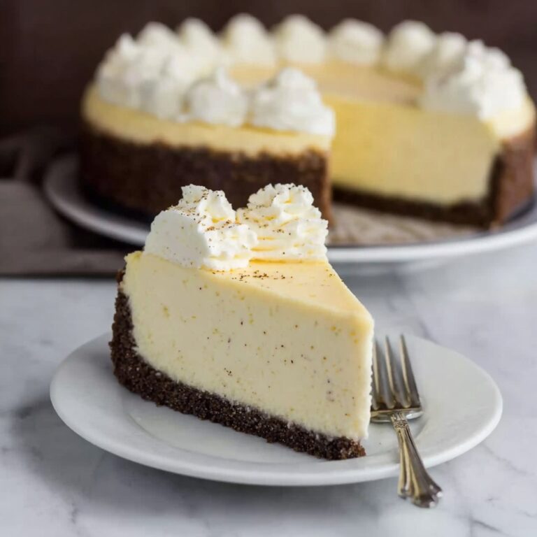 Christmas Eggnog Cheesecake Recipe