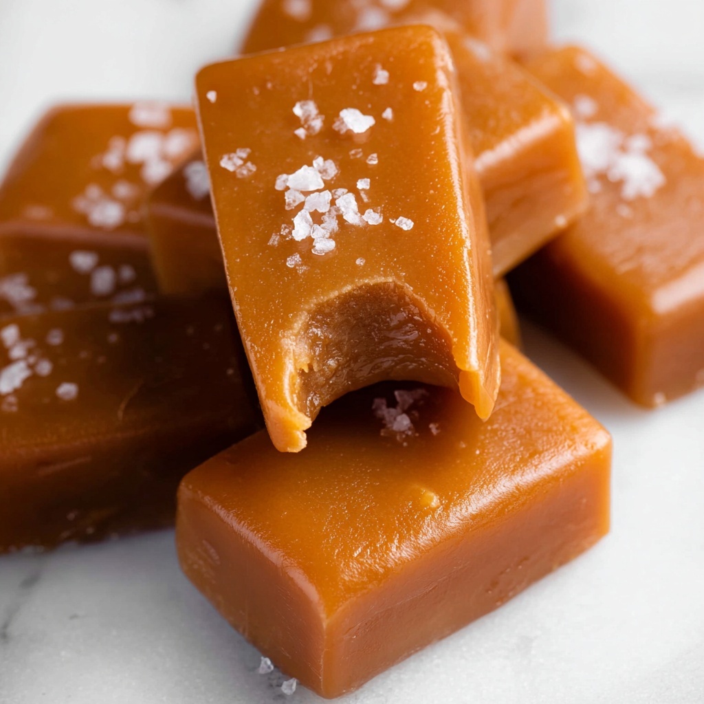 Soft Homemade Caramels Recipe - Recipe Image