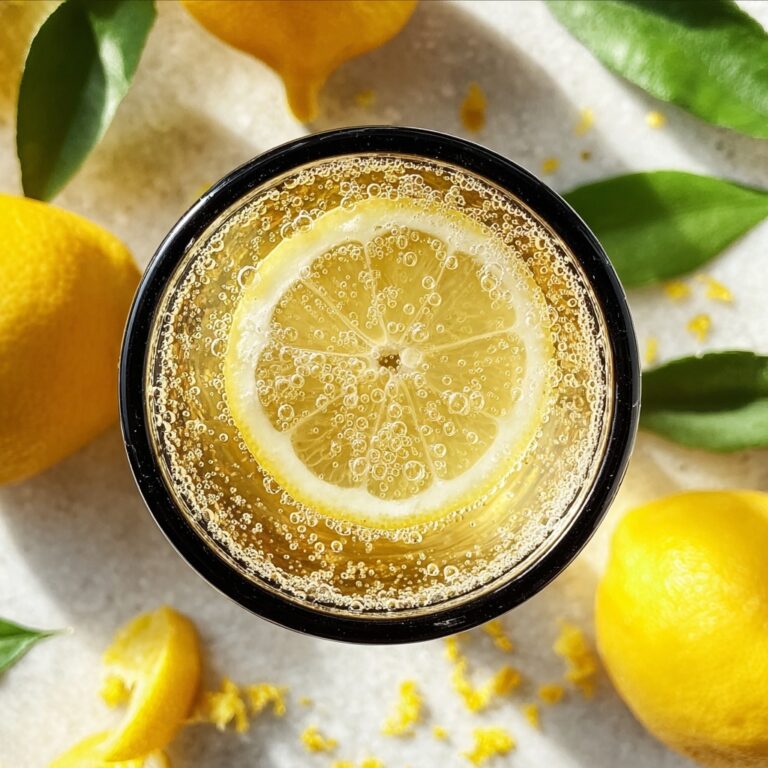 The Bubbliest Lemon Cocktail Recipe