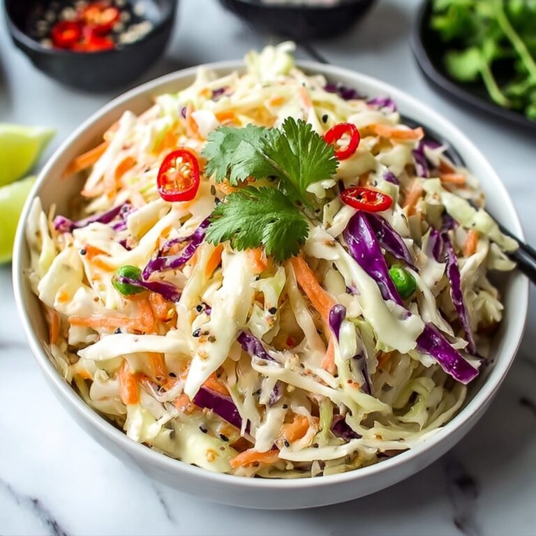 Mexican Coleslaw with Cilantro and Spicy Jalapeño Recipe
