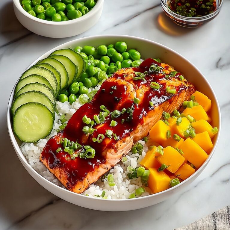 Honey Sriracha Salmon Bowls Recipe