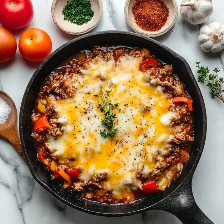 Carnivore Skillet Cheeseburger Casserole Recipe