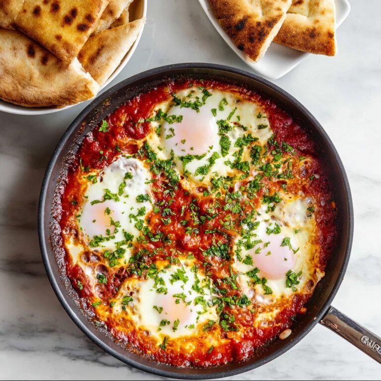 Shakshouka with Baked Eggs and Spiced Tomato Sauce Recipe