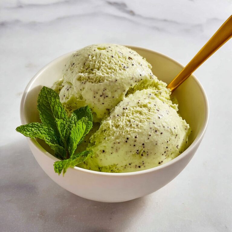 Fresh Kiwi Sorbet with Mint Recipe