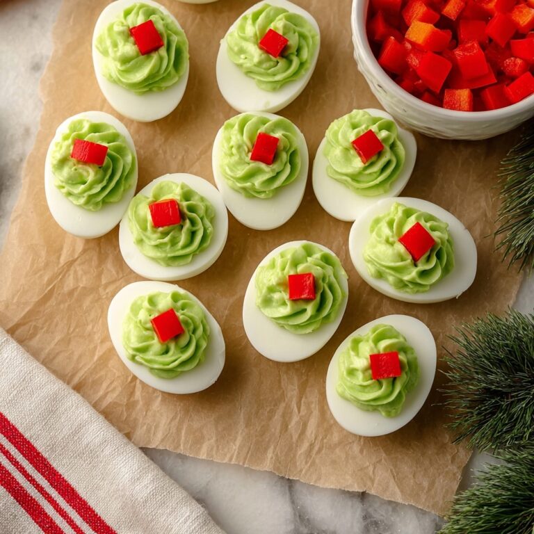 Christmas Wreath Deviled Eggs Recipe