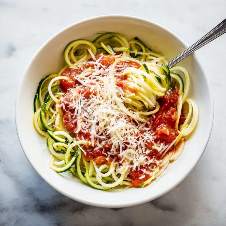 Healthy Zucchini Noodles with Marinara Recipe