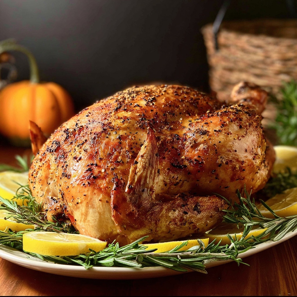 Dry Brined, Cajun-Seasoned Fried Turkey without Oil Recipe - Recipe Image