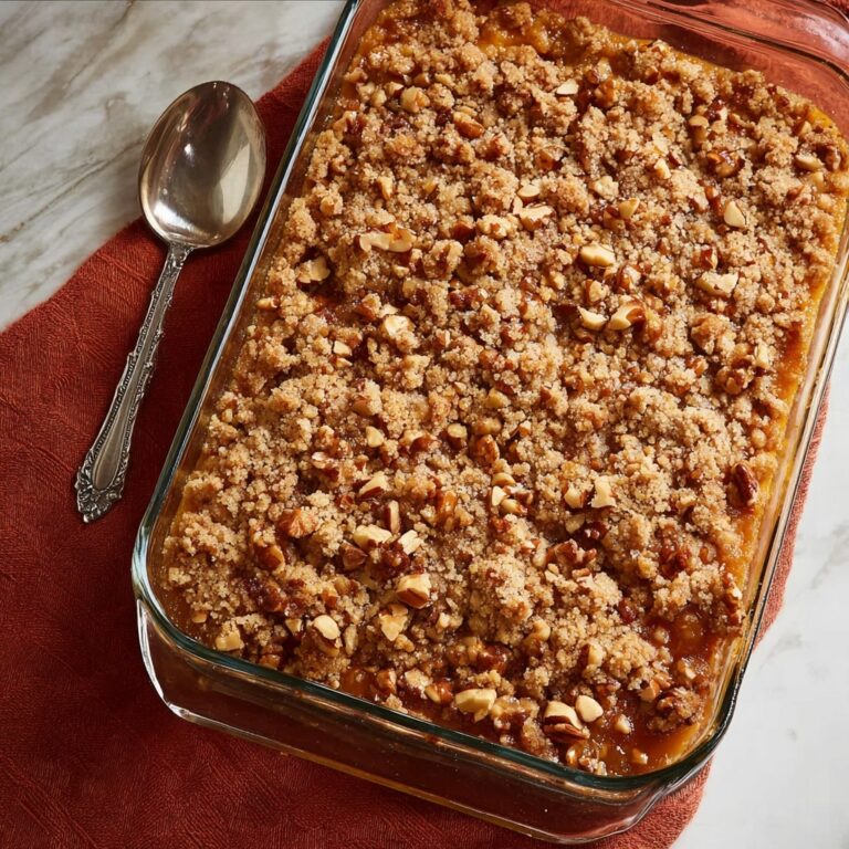 Terry’s Traditional Sweet Potato Casserole with Pecan Topping Recipe