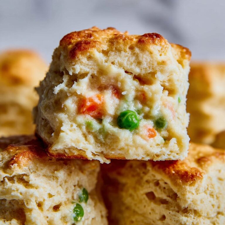 Chicken Pot Pie with Flaky Biscuit Topping Recipe