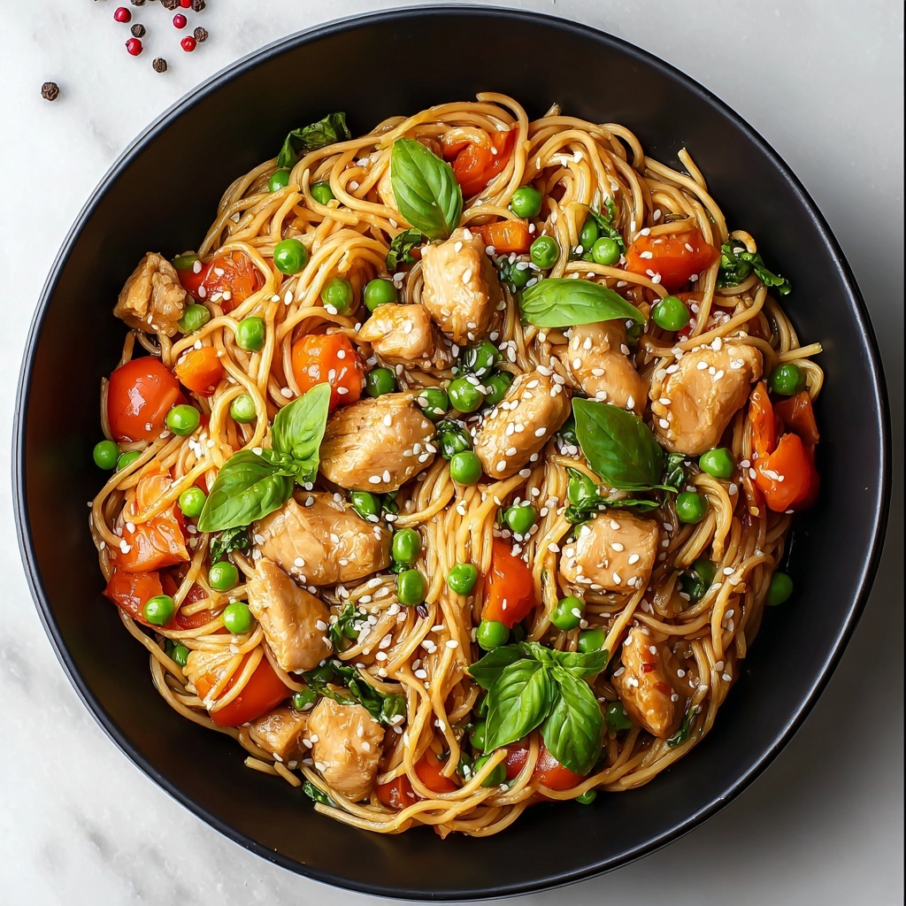 Quick Chicken Lo Mein Recipe - Recipe Image