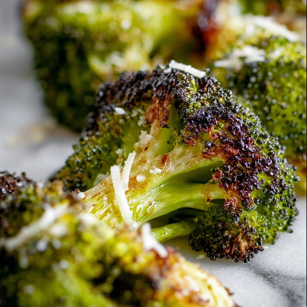 Garlic Roasted Broccoli with Parmesan Recipe - Recipe Image