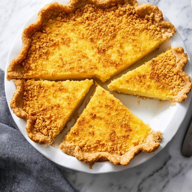Buttermilk Lemon Custard Pie Recipe