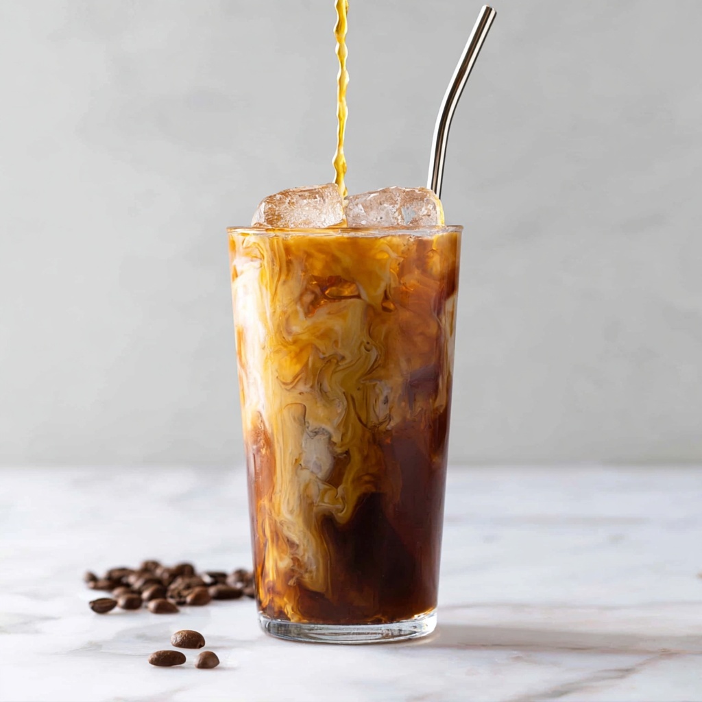 Iced Honey Almondmilk Flat White Recipe - Recipe Image
