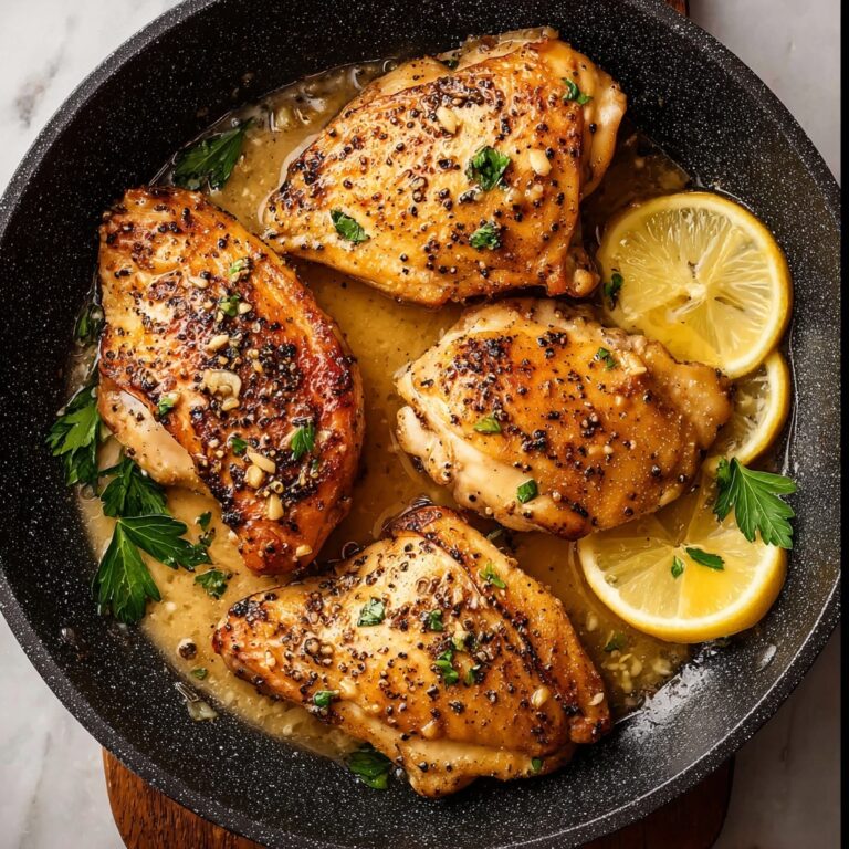 Lemon Pepper Chicken with Lemon Caper Sauce Recipe