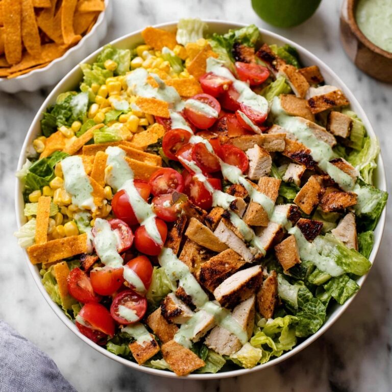 Southwest Salad with Cilantro Ranch Dressing Recipe