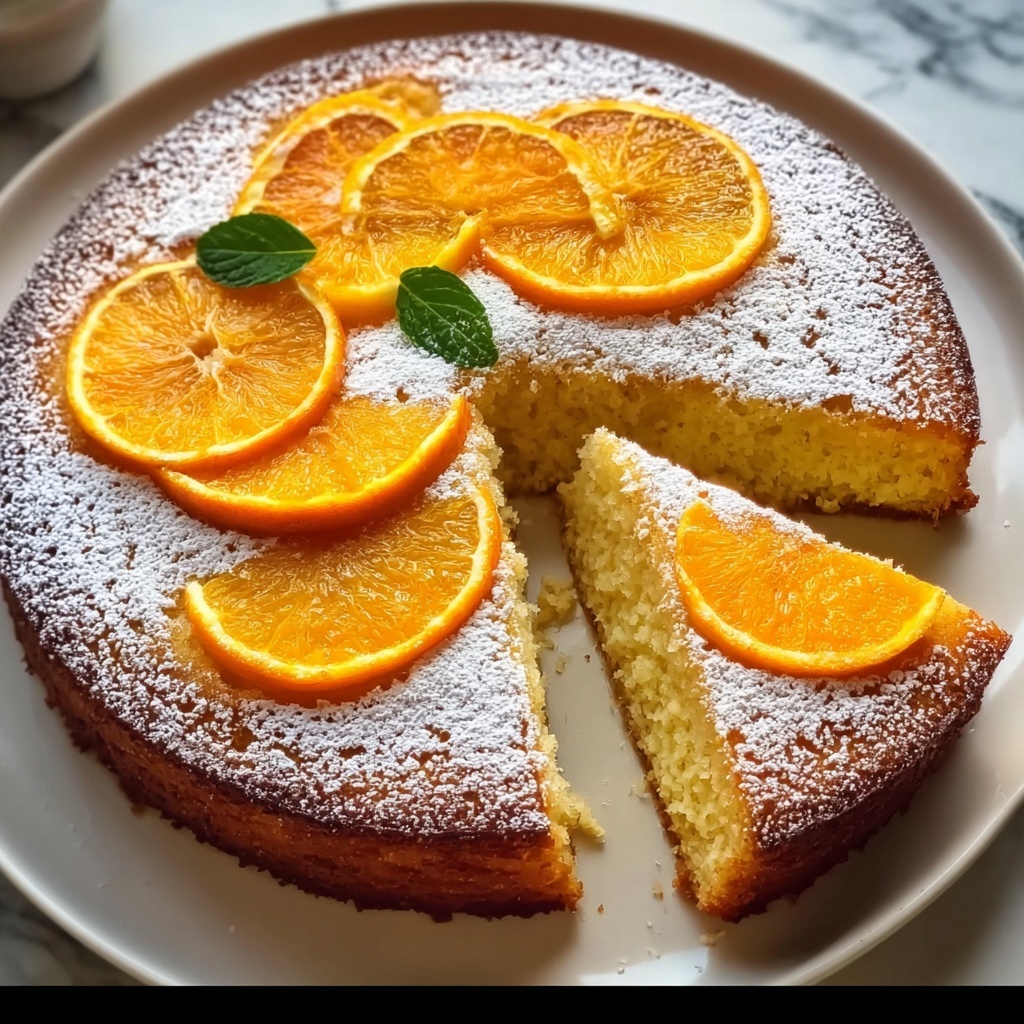 Orange Cardamom Olive Oil Cake Recipe - Recipe Image