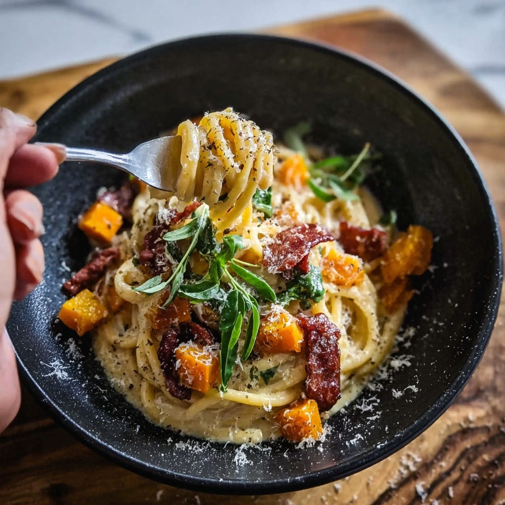 Roasted Butternut Squash and Sage Pasta Recipe - Recipe Image