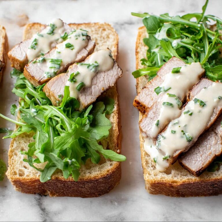 Pork Chop Sandwich with Basil-Lemon Aioli and Arugula Recipe