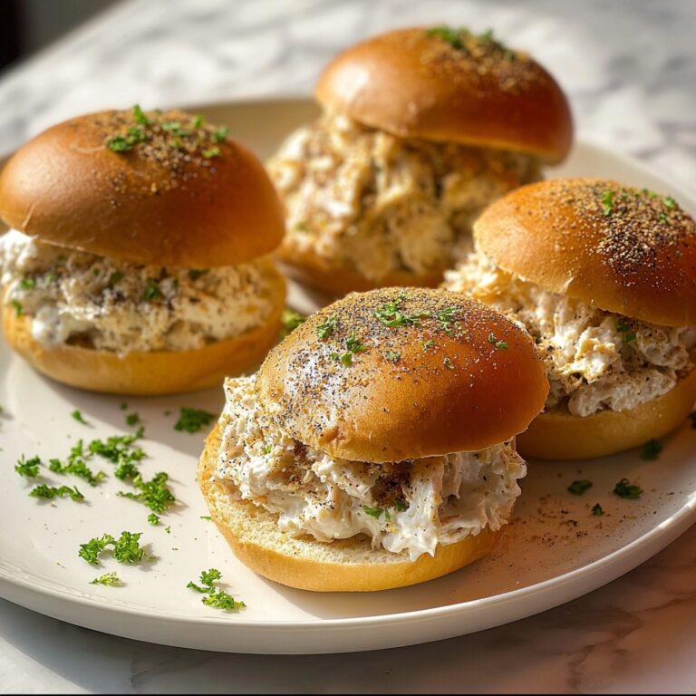 Chicken Alfredo Sloppy Joes Recipe