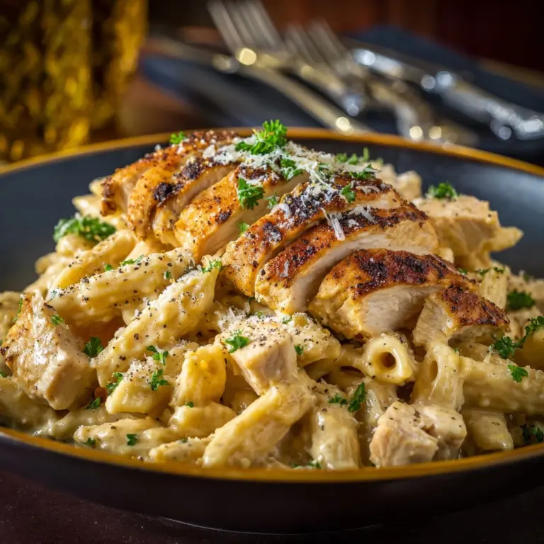 Creamy Garlic Chicken Pasta Recipe