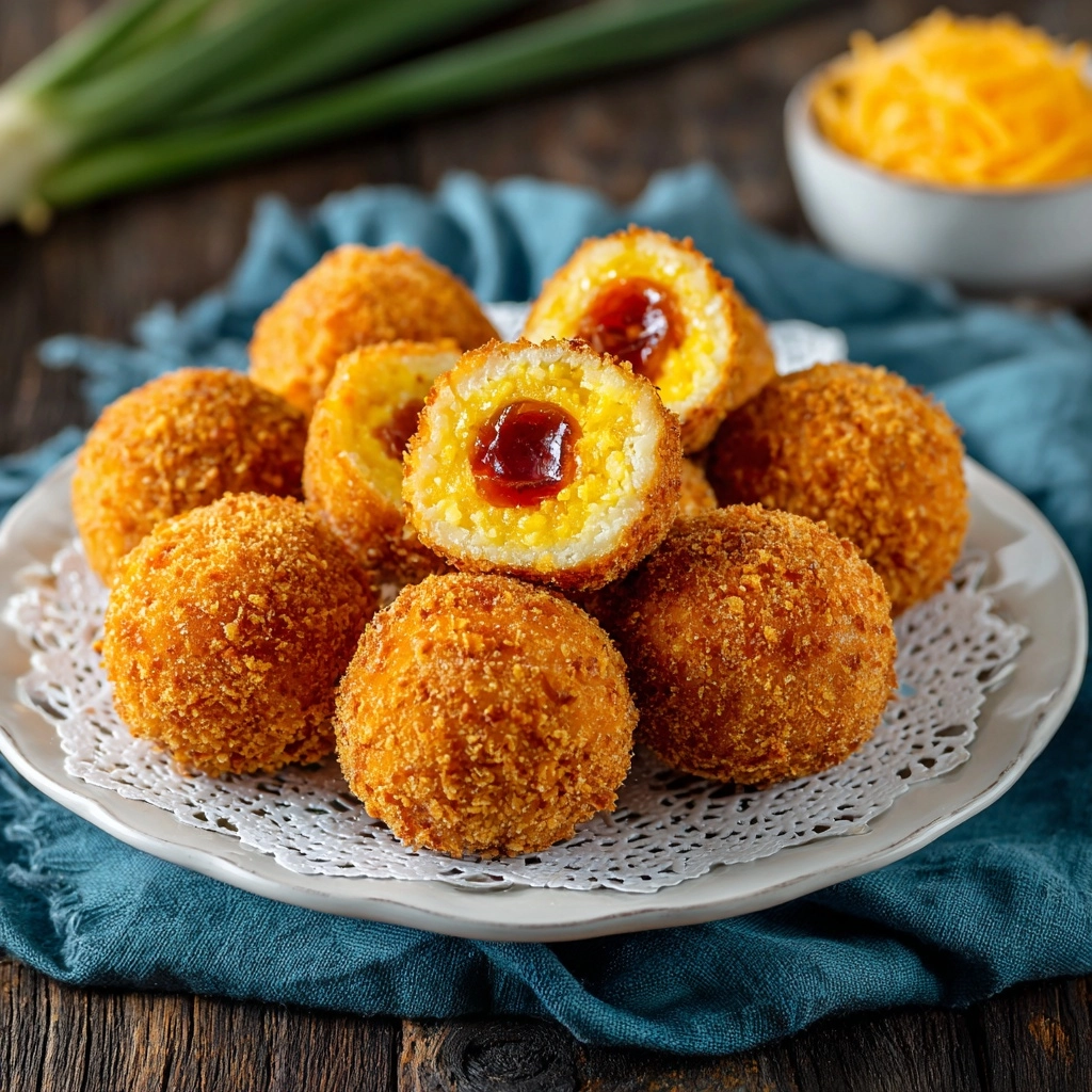 Cheesy Sicilian Arancini Balls Recipe - Recipe Image