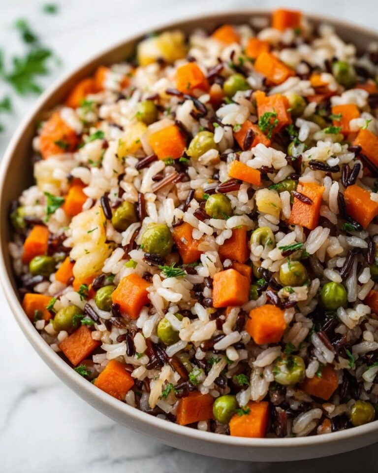 Wild Rice Pilaf with Vegetables, Cranberries, and Nuts Recipe