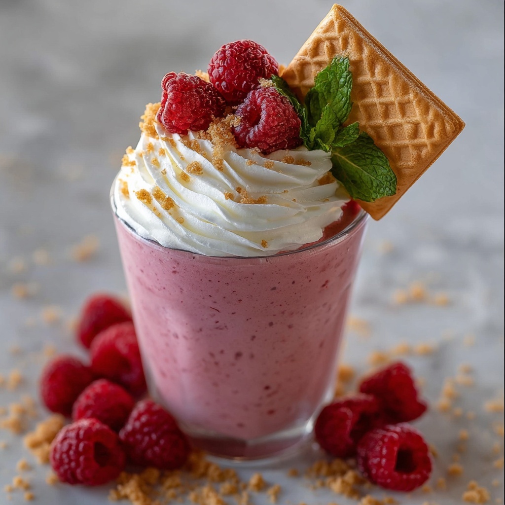 Raspberry Cheesecake Protein Shake Recipe - Recipe Image