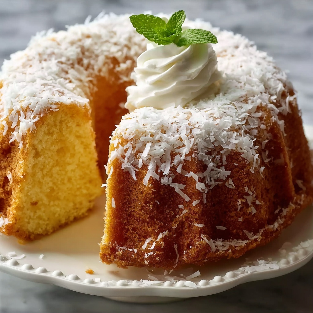 Coconut Cream Cheese Pound Cake Recipe - Recipe Image
