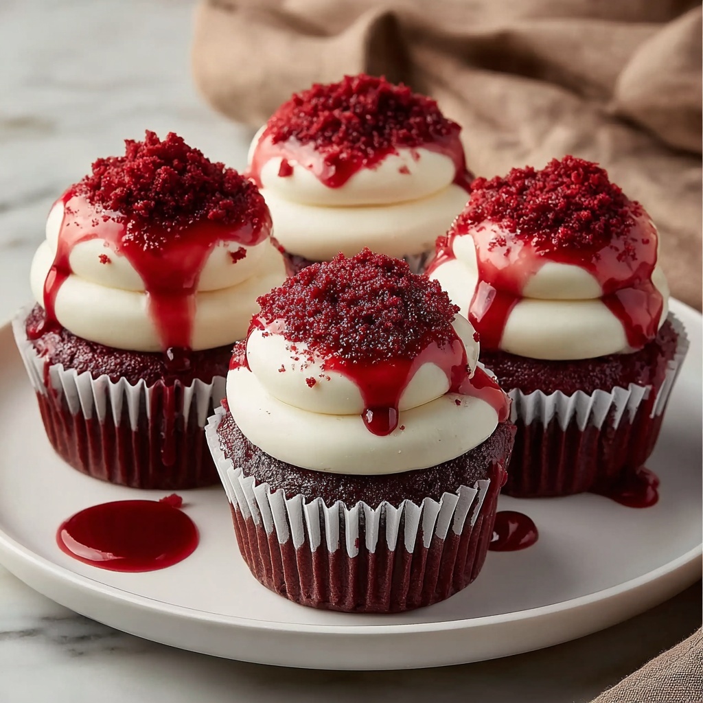 Red Velvet Crush Cupcakes Recipe - Recipe Image