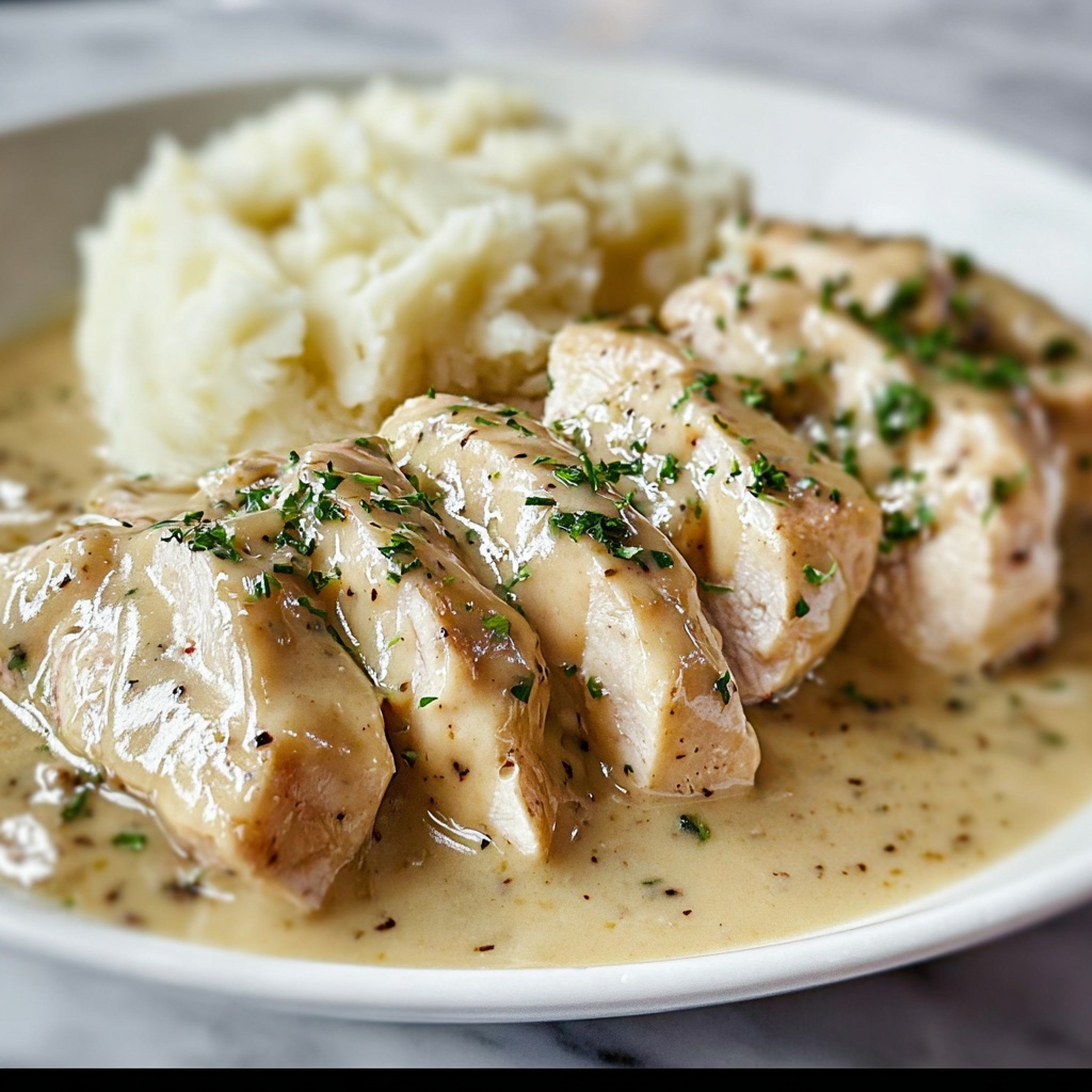 Slow Cooker Chicken and Gravy Recipe - Recipe Image