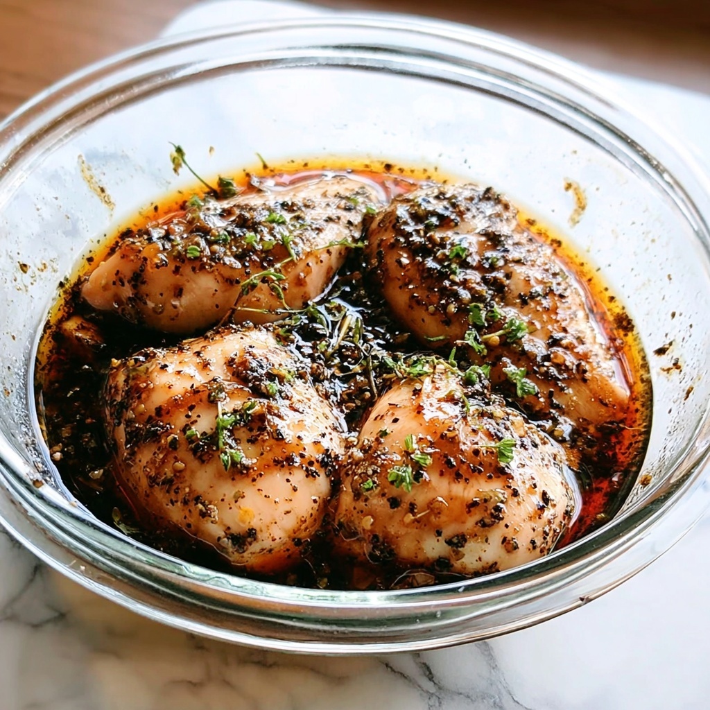 Flavorful Chicken Marinade with Balsamic, Soy, and Herbs Recipe - Recipe Image