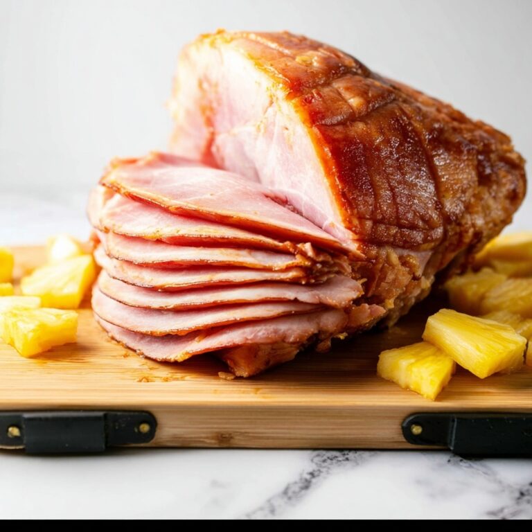 Christmas Crock Pot Maple Glazed Ham Recipe