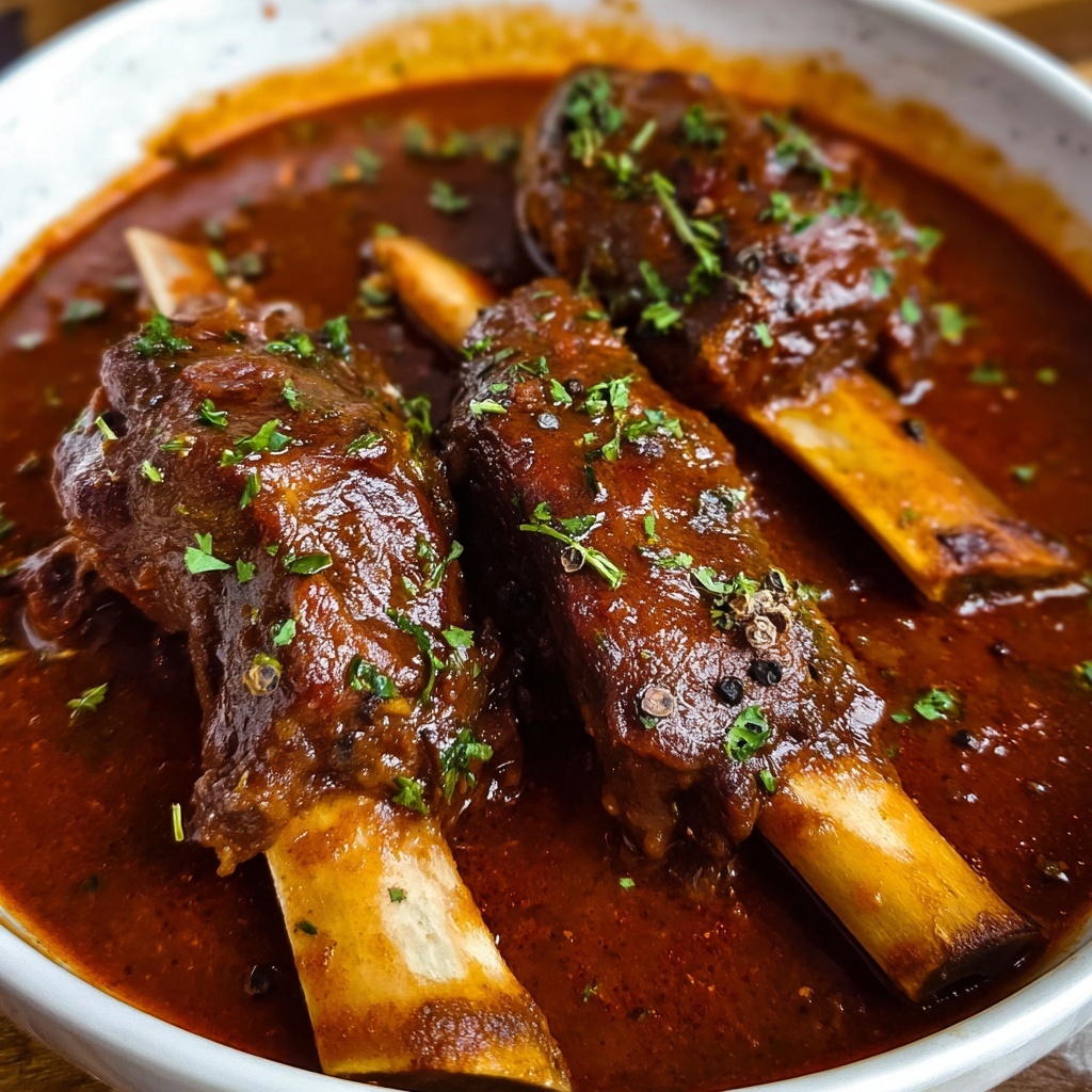 Christmas Lamb Shanks Recipe - Recipe Image