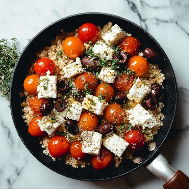 Mediterranean Keto Ground Chicken Skillet with Olives and Feta Recipe