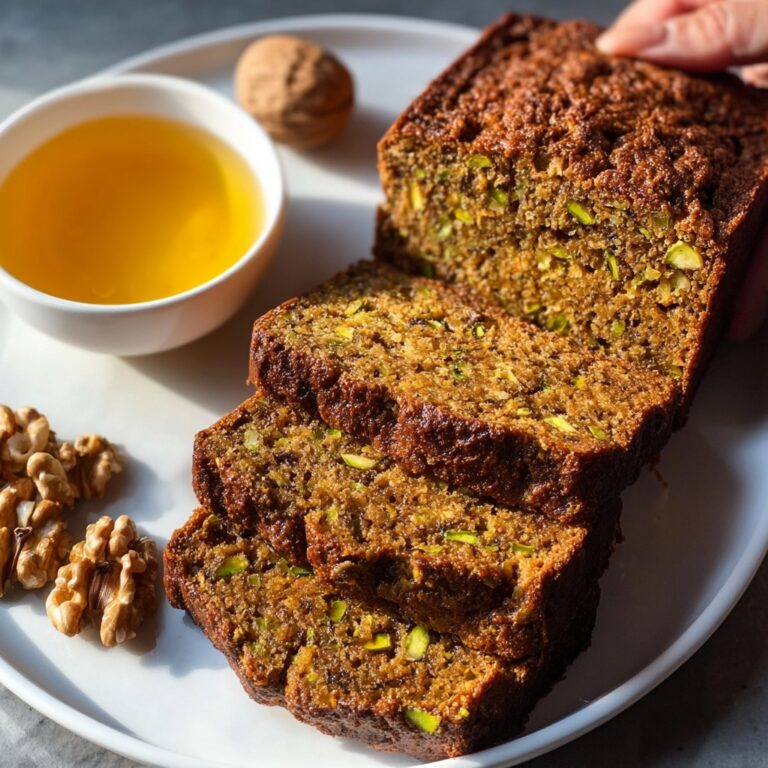 Moist Spiced Baked Zucchini Bread Recipe