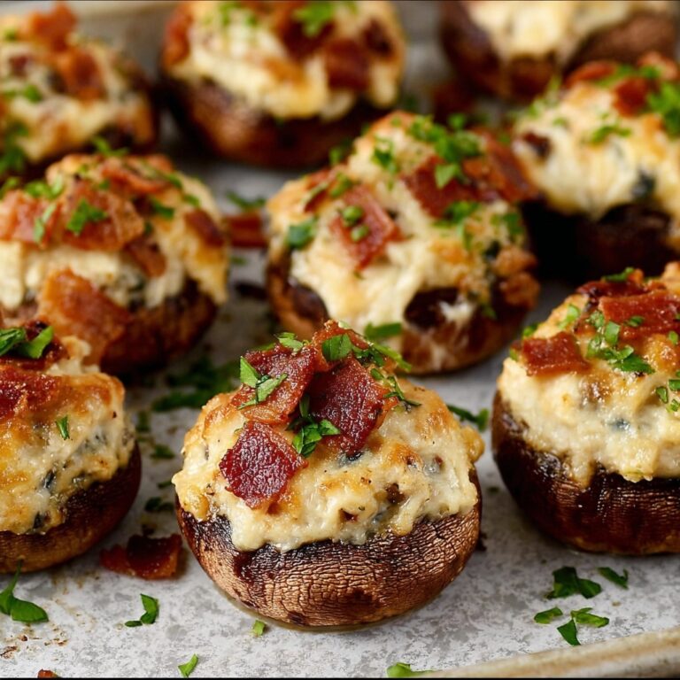 Bacon Stuffed Mushrooms Recipe