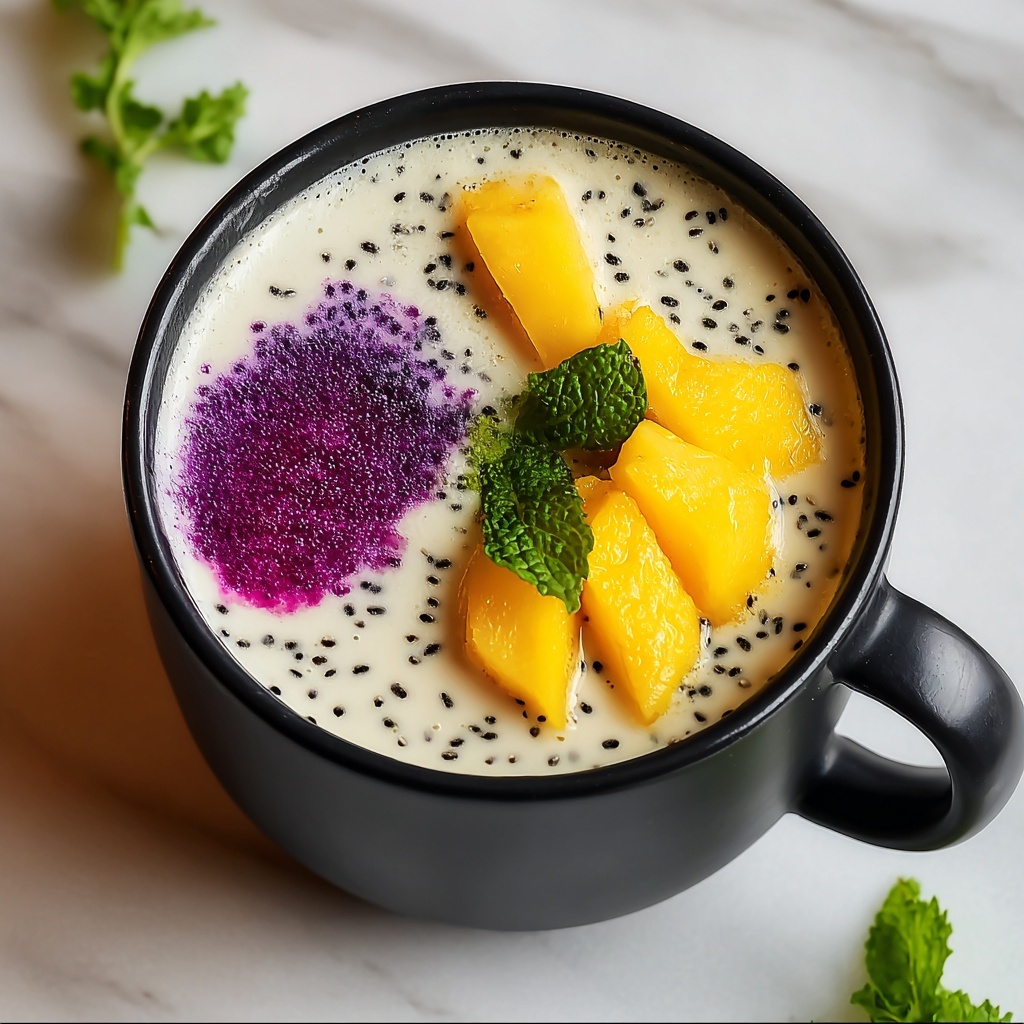 Bali Mango Dragon Fruit Smoothie Recipe - Recipe Image