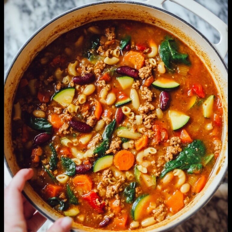 Sausage Minestrone Soup Recipe