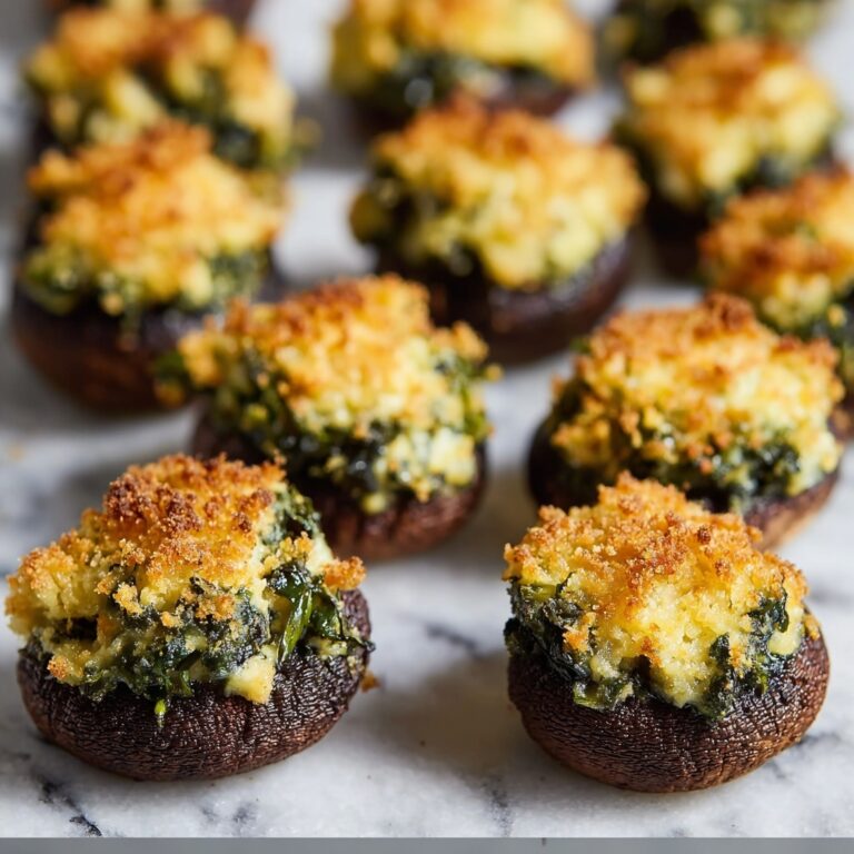 Spinach and Artichoke Stuffed Mushrooms Recipe